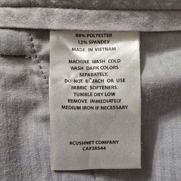 FootJoy Gray Performance Straight Leg Golf Pants Sz 42x32 - Picture 9 of 10